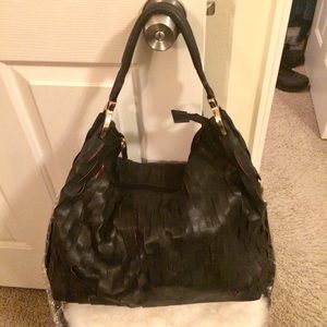 Black and Pink Handbag or Tote Unbranded